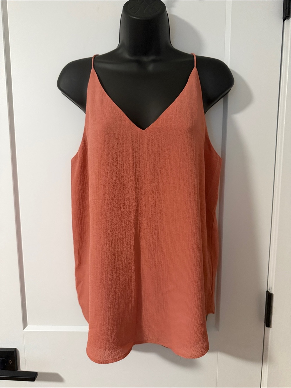 NWT LOFT Rust Textured V-Neck Camisole